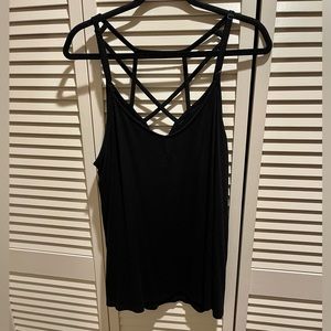 TORRID FOXY HIGH NECK
STRAPPY CAMI - Black